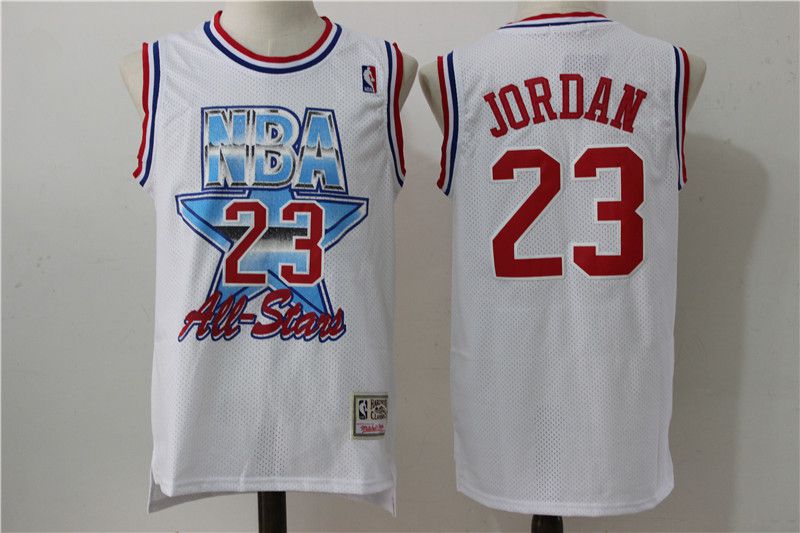 Men Chicago Bulls #23 Jordan White 93 All star NBA Jerseys->chicago bulls->NBA Jersey